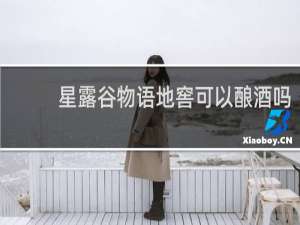 星露谷物语地窖可以酿酒吗