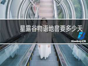 星露谷物语地窖要多少天