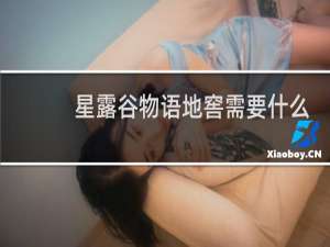 星露谷物语地窖需要什么