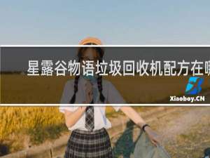 星露谷物语垃圾回收机配方在哪