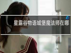 星露谷物语城堡魔法师在哪