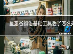 星露谷物语基础工具丢了怎么办