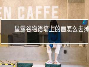 星露谷物语墙上的画怎么去掉