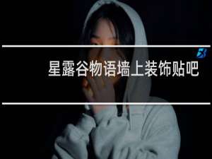 星露谷物语墙上装饰贴吧