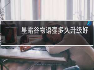 星露谷物语壶多久升级好