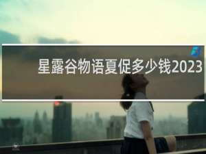 星露谷物语夏促多少钱2023