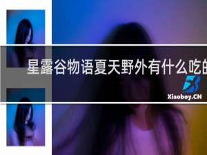 星露谷物语夏天野外有什么吃的