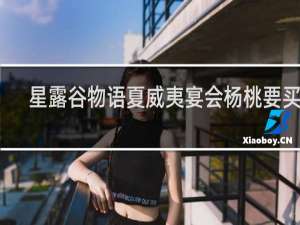 星露谷物语夏威夷宴会杨桃要买吗