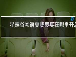 星露谷物语夏威夷宴在哪里开启