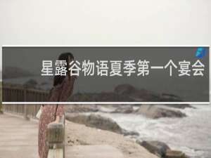 星露谷物语夏季第一个宴会