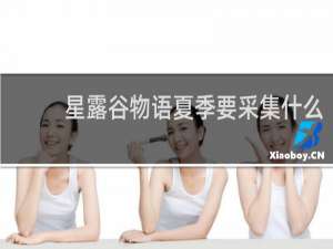 星露谷物语夏季要采集什么