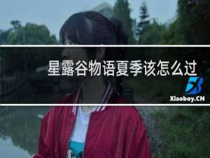 星露谷物语夏季该怎么过