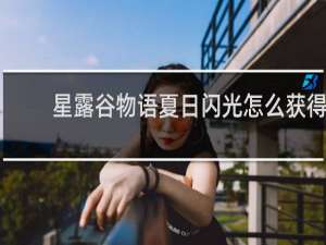 星露谷物语夏日闪光怎么获得