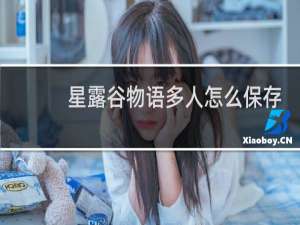 星露谷物语多人怎么保存