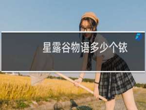 星露谷物语多少个铱
