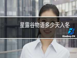 星露谷物语多少天入冬