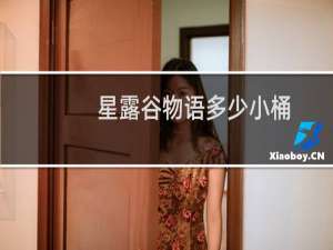 星露谷物语多少小桶