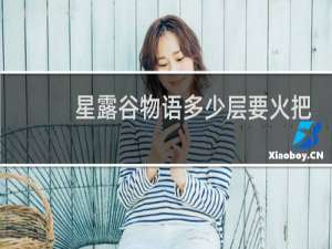 星露谷物语多少层要火把