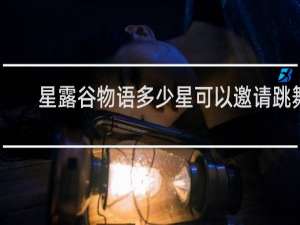星露谷物语多少星可以邀请跳舞