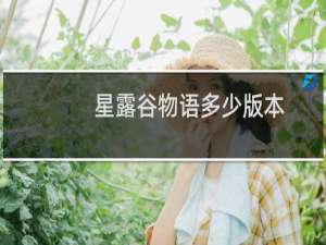 星露谷物语多少版本
