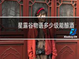 星露谷物语多少级能酿酒