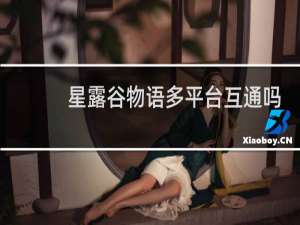 星露谷物语多平台互通吗