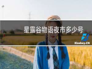 星露谷物语夜市多少号