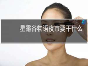 星露谷物语夜市要干什么