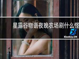 星露谷物语夜晚农场刷什么怪