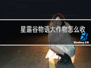 星露谷物语大作物怎么收