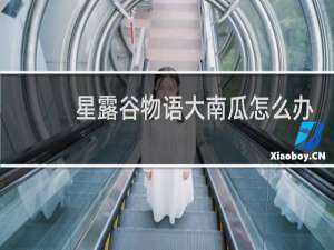 星露谷物语大南瓜怎么办