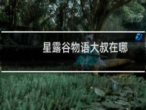 星露谷物语大叔在哪
