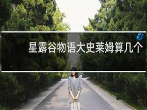 星露谷物语大史莱姆算几个