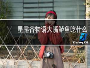 星露谷物语大嘴鲈鱼吃什么