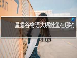 星露谷物语大嘴鲑鱼在哪钓