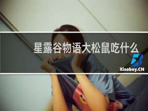 星露谷物语大松鼠吃什么