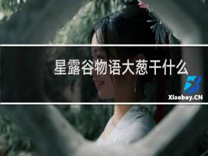 星露谷物语大葱干什么