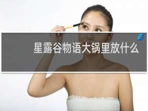 星露谷物语大锅里放什么