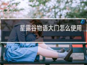 星露谷物语大门怎么使用