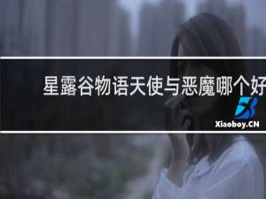 星露谷物语天使与恶魔哪个好