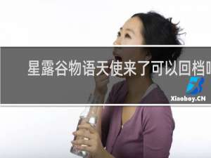 星露谷物语天使来了可以回档吗