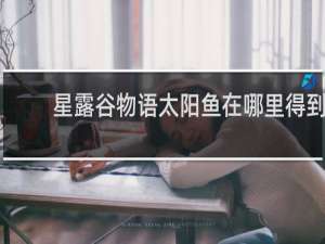 星露谷物语太阳鱼在哪里得到