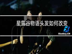 星露谷物语头发如何改变