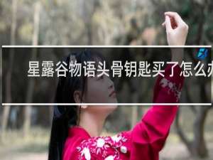 星露谷物语头骨钥匙买了怎么办