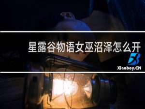 星露谷物语女巫沼泽怎么开