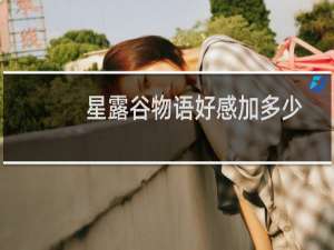 星露谷物语好感加多少