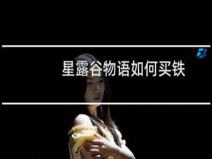 星露谷物语如何买铁