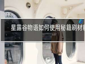 星露谷物语如何使用秘籍刷材料