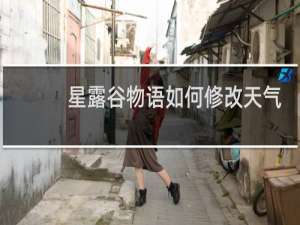 星露谷物语如何修改天气