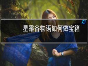 星露谷物语如何做宝箱